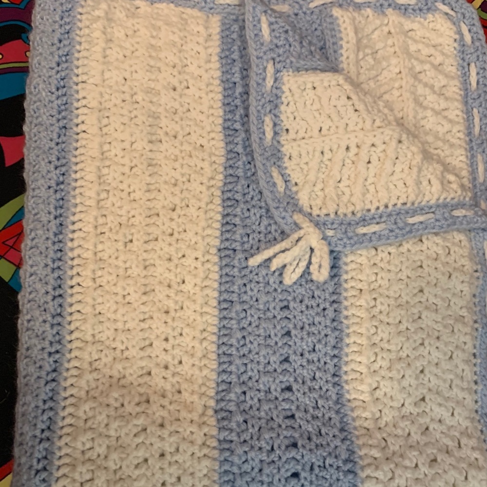 Handcrocheet blanket for newborn